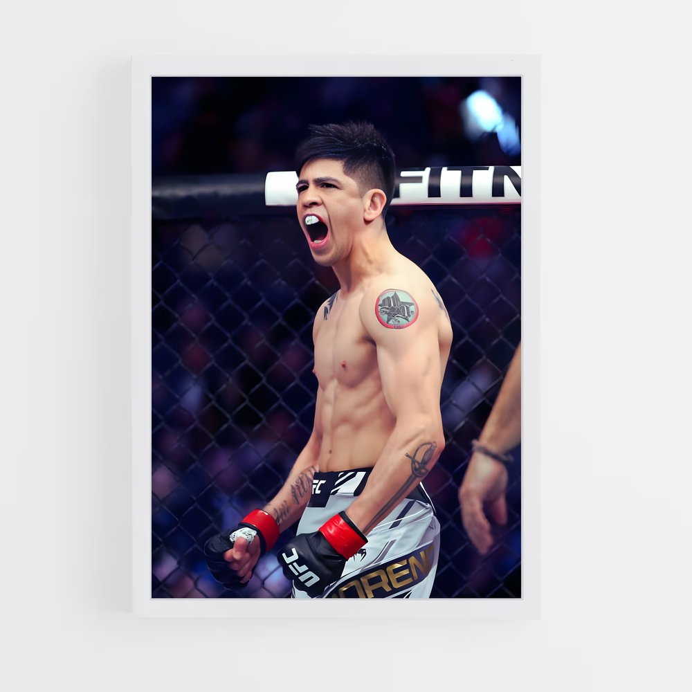 Poster Knockout Moreno – affiche MMA (vue 3)